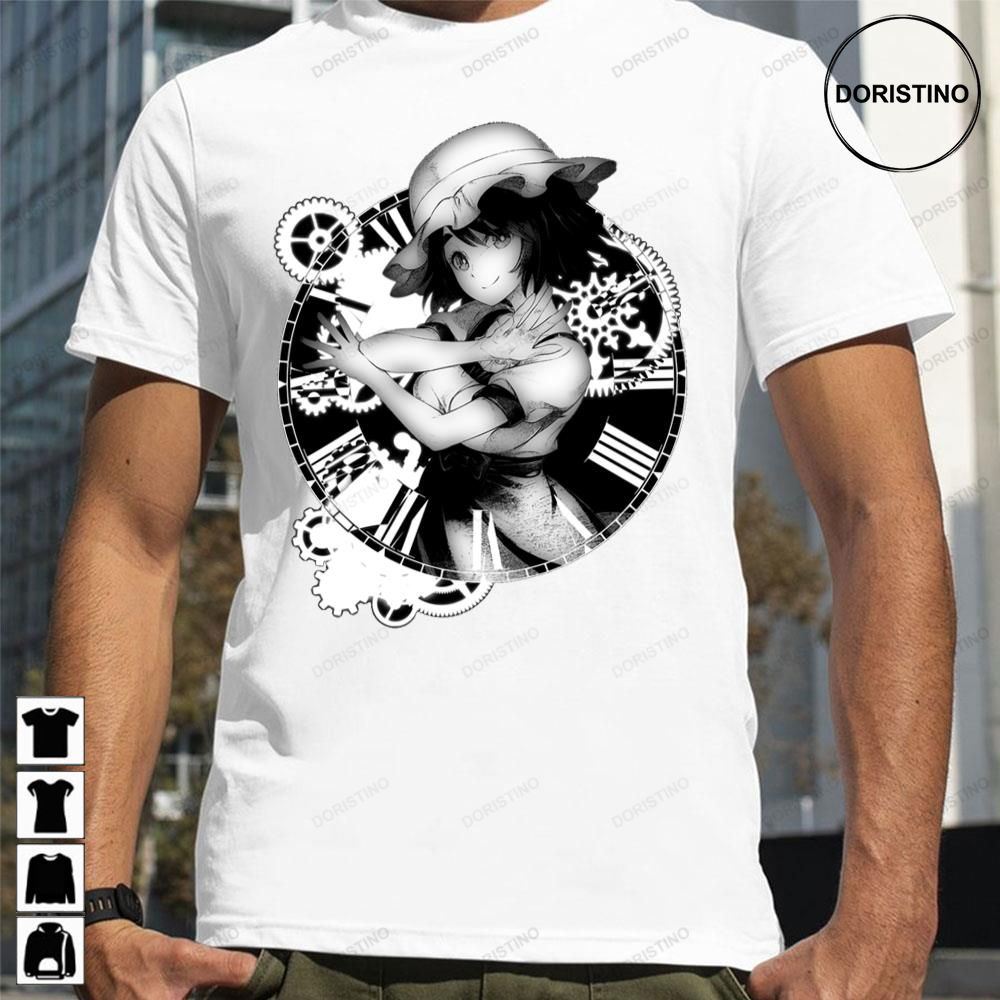 Shiina Out Of Time Steins Gate Graphic Awesome Shirts